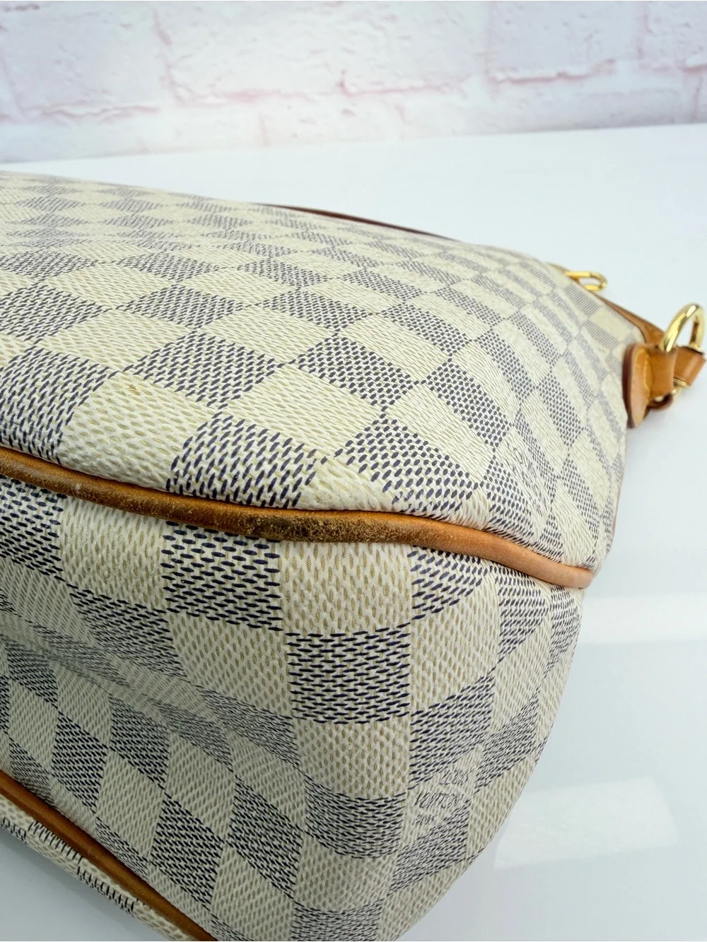 Louis Vuitton Damier Azur Delightful PM Pink